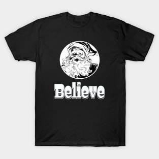 Santa Believe Graphic T-Shirt